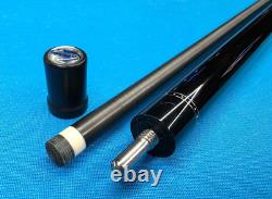 Custom Viking Pool Cue, Ebony & Holly, Choice Carbon Fiber Shafts (Siege, Whyte)