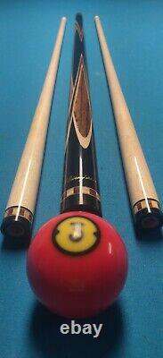 Custom made pool cues Kikel (KQ), Diveney Cues, Caveman Custom Cues (CMQ)