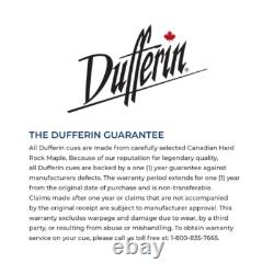 D-211 DUFFERIN POOL CUE Blue Flame Pro Taper Adjustable from 18 to 21oz