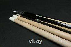 Dale Perry Custom Cue Radial Joint 2 Shafts Malachite Inlay Billiards Pool stick