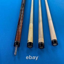 Dan Dishaw Custom Cue 314 Shaft + 2 Originals Radial Joint Billiard Pool stick