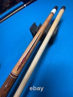 Ed Milangi Custom Pool Cue USA Made? Mammoth Tooth? Joint & Butt Cap