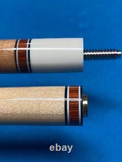 Ed Milangi Custom Pool Cue USA Made? Mammoth Tooth? Joint & Butt Cap