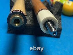 Ed Milangi Custom Pool Cue USA Made? Mammoth Tooth? Joint & Butt Cap