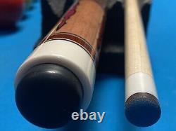 Ed Milangi Custom Pool Cue USA Made? Mammoth Tooth? Joint & Butt Cap