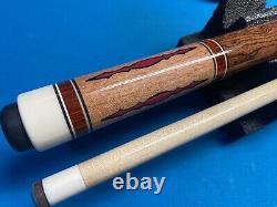 Ed Milangi Custom Pool Cue USA Made? Mammoth Tooth? Joint & Butt Cap