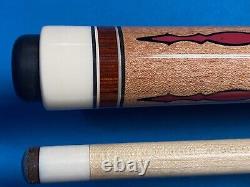 Ed Milangi Custom Pool Cue USA Made? Mammoth Tooth? Joint & Butt Cap