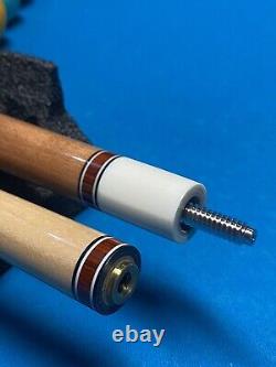 Ed Milangi Custom Pool Cue USA Made? Mammoth Tooth? Joint & Butt Cap