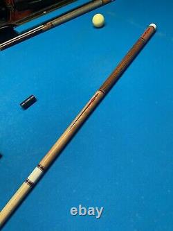 Ed Milangi Custom Pool Cue USA Made? Mammoth Tooth? Joint & Butt Cap