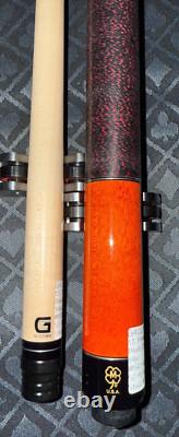 Free Layaway McDermott G422 Orange CUSTOM Pool Cue Free Case and Shipping