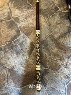 Golden Shark Vintage Custom Pool Cue With Case