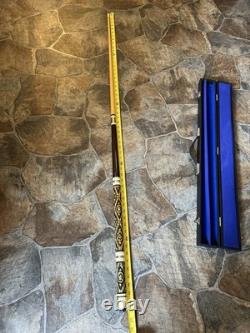 Golden Shark Vintage Custom Pool Cue With Case