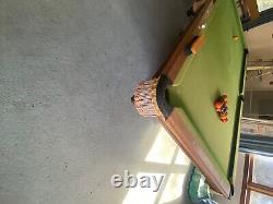 Golden West Billiards Oak Victorian Vintage Custom-Made Slate Pool Table