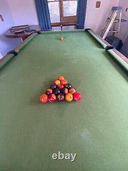 Golden West Billiards Oak Victorian Vintage Custom-Made Slate Pool Table