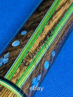 Gorgeous Custom(1/1) Jacoby Pool Cue Bacote Rosewood Uniloc 18.80oz 12.75mm