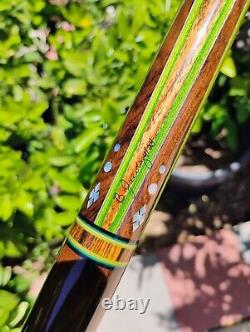 Gorgeous Custom(1/1) Jacoby Pool Cue Bacote Rosewood Uniloc 18.80oz 12.75mm