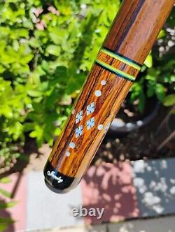 Gorgeous Custom(1/1) Jacoby Pool Cue Bacote Rosewood Uniloc 18.80oz 12.75mm