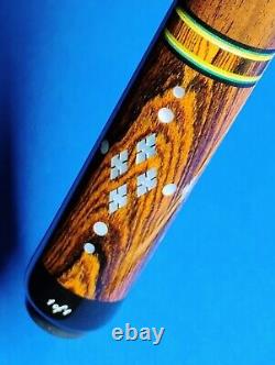 Gorgeous Custom(1/1) Jacoby Pool Cue Bacote Rosewood Uniloc 18.80oz 12.75mm