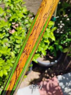 Gorgeous Custom(1/1) Jacoby Pool Cue Bacote Rosewood Uniloc 18.80oz 12.75mm