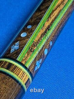 Gorgeous Custom(1/1) Jacoby Pool Cue Bacote Rosewood Uniloc 18.80oz 12.75mm