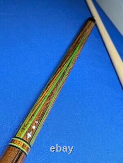 Gorgeous Custom(1/1) Jacoby Pool Cue Bacote Rosewood Uniloc 18.80oz 12.75mm