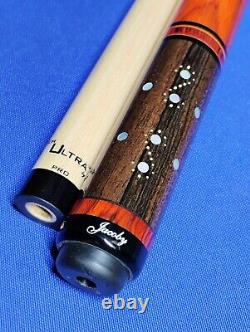 Gorgeous Custom(1/1) Jacoby Pool Cue Cocobolo Rosewood 18.50oz 12.75mm