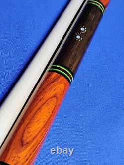 Gorgeous Custom(1/1) Jacoby Pool Cue Cocobolo Rosewood 18.50oz 12.75mm