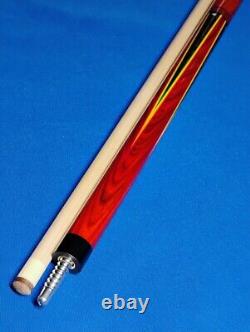 Gorgeous Custom(1/1) Jacoby Pool Cue Cocobolo Rosewood 18.50oz 12.75mm