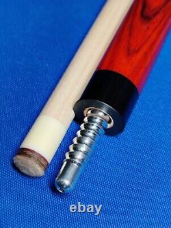 Gorgeous Custom(1/1) Jacoby Pool Cue Cocobolo Rosewood 18.50oz 12.75mm