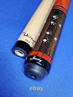 Gorgeous Custom(1/1) Jacoby Pool Cue Cocobolo Rosewood 18.50oz 12.75mm