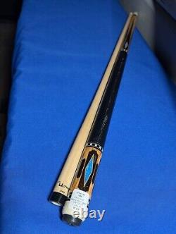 Gorgeous Custom Jacoby Pool Cue HB5 Bacote Birdseye Maple 18.60oz 12.75mm