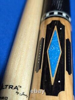 Gorgeous Custom Jacoby Pool Cue HB5 Bacote Birdseye Maple 18.60oz 12.75mm