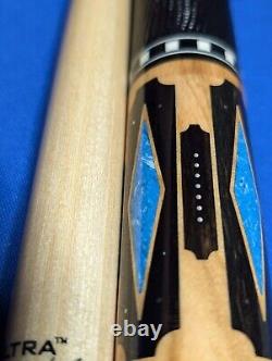 Gorgeous Custom Jacoby Pool Cue HB5 Bacote Birdseye Maple 18.60oz 12.75mm