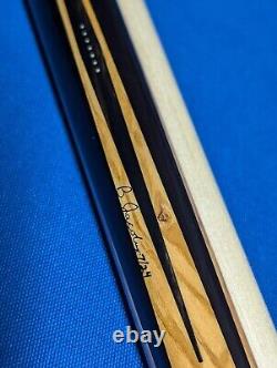 Gorgeous Custom Jacoby Pool Cue HB5 Bacote Birdseye Maple 18.60oz 12.75mm