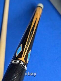 Gorgeous Custom Jacoby Pool Cue HB5 Bacote Birdseye Maple 18.60oz 12.75mm