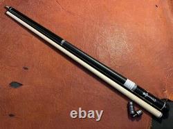 HOW HD-02 Ebony Pool Cue With One Shaft. Linen Wrapped Cue