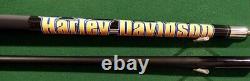 Harley Davidson Shield Design Pool Cue Custom billiards Stick FREE Deluxe Case