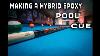 How To Make A Custom Hybrid Epoxy Pool Cue On A Wood Lathe Plus Trick Shots 4k