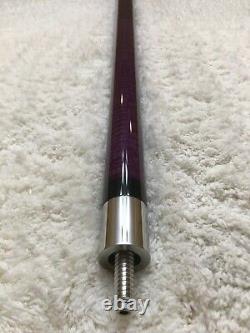 IN STOCK, Custom Joss Wrapless Pool Cue Butt, No Shaft, Butt Only (Purple)