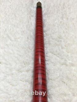 IN STOCK, Custom Joss Wrapless Pool Cue Butt, No Shaft, Butt Only (Red)