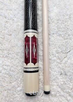 IN STOCK, Custom Meucci 21-3 Pool Cue with The Pro Shaft, FREE HARD CASE (Pink)
