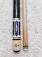 In Stock, Custom Meucci 21-3 Pool Cue With The Pro Shaft, Free Hard Case (purple)