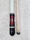 In Stock, Custom Meucci 21-3 Pool Cue With The Pro Shaft, Free Hard Case (red)