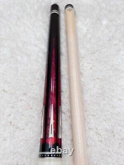 IN STOCK, Custom Meucci 21-3 Pool Cue with The Pro Shaft, FREE HARD CASE (Red)