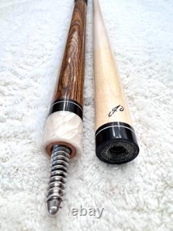 IN STOCK, Jerry Olivier Custom Pool Cue, Bocote Wood, FREE HARD CASE