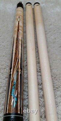 IN STOCK, Jerry Olivier Custom Pool Cue, Prototype with 2 Shafts, FREE HARD CASE