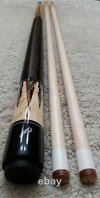 IN STOCK, Jerry Olivier Custom Pool Cue, Prototype with 2 Shafts, FREE HARD CASE