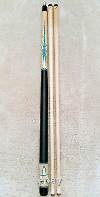 IN STOCK, Jerry Olivier Custom Pool Cue with2 Shafts Island BreezeFREE HARD CASE