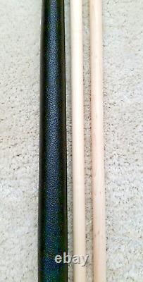 IN STOCK, Jerry Olivier Custom Pool Cue with2 Shafts Island BreezeFREE HARD CASE