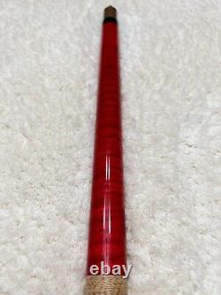 IN STOCK, New Custom Red Joss Pool Cue Butt, Butt Only No Shaft (red, white)